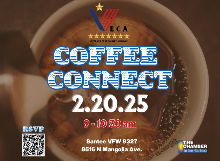 2/20 VECA Coffee Connect | Santee VFW | 9am | Register to Attend