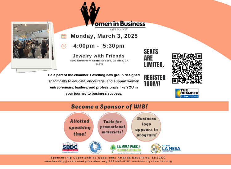 New  Opportunity! Women in Business begins 2.3.25 | Register to Attend