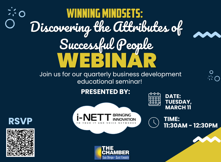 3/11 i-Nett Webinar - Discovering the Attributes of Successful People | Online | Register to Attend