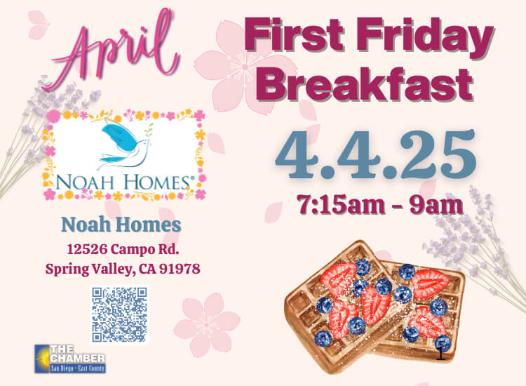 April First Friday Breakfast 4.4.25 Register Today!