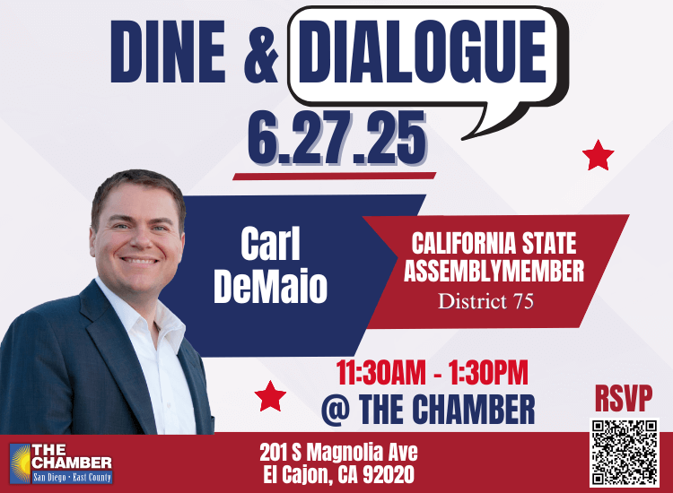 6/27 Dine & Dialogue w/ Carl DeMaio | RSVP to Attend