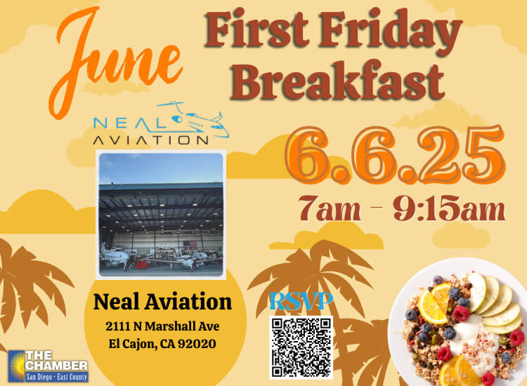 6/6 June First Friday Breakfast | Neal Aviation | Register Today!  