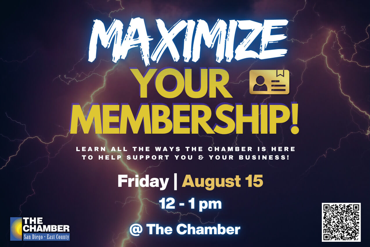 8/15 Maximize Your Membership - At The Chamber! | FREE! | RSVP to Attend!