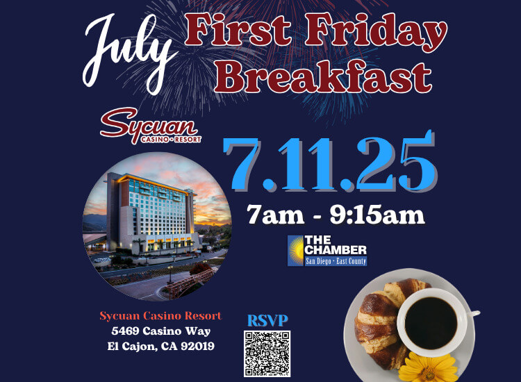 7/11 First Friday Breakfast | Sycuan Casino Resort | RSVP to Attend