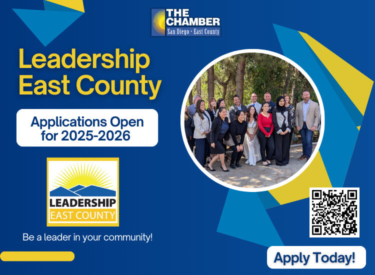 Leadership East County Class of 2026 | Become a Leader in Your Community | Apply Today! 