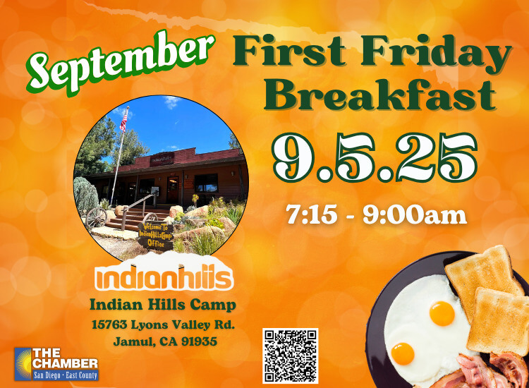 9/5 First Friday Breakfast - Indian Hills Camp | Tabletop Sponsorship Available | Register Early! 
