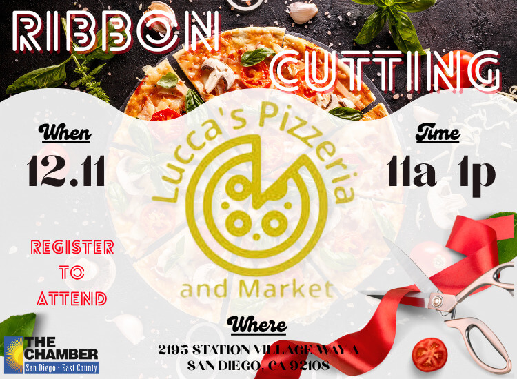 12/11 Ribbon Cutting | Lucca's Pizzeria & Market