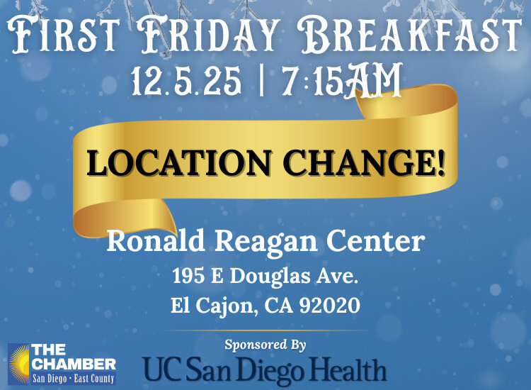 12/5 FFB - Location Change! Now at Ronald Reagan Center