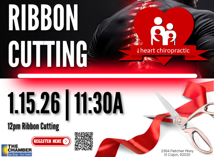 1/15 Ribbon Cutting for iHeart Chiropractic