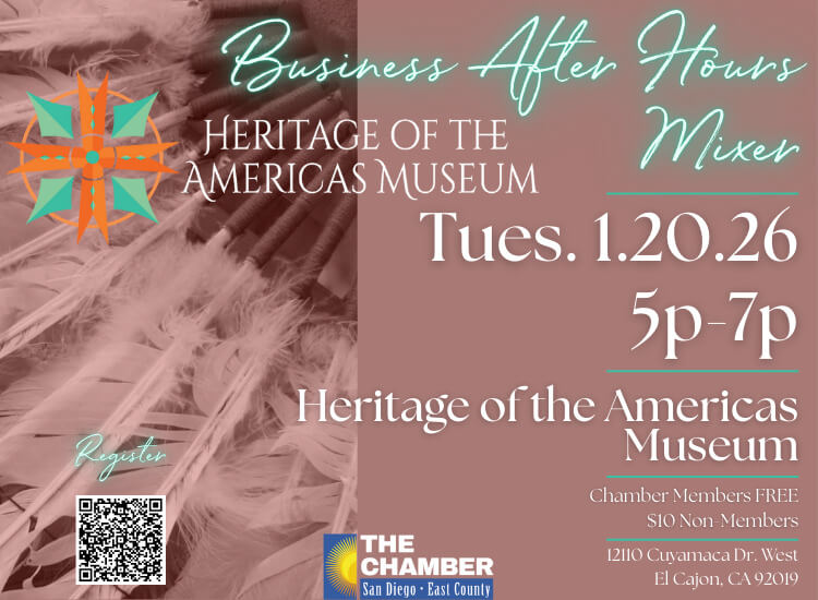1/20 Business After Hours Mixer at the Heritage of the Americas Museum