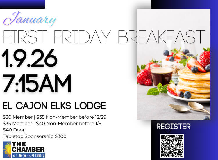 1/9 First Friday Breakfast | El Cajon Elks Lodge