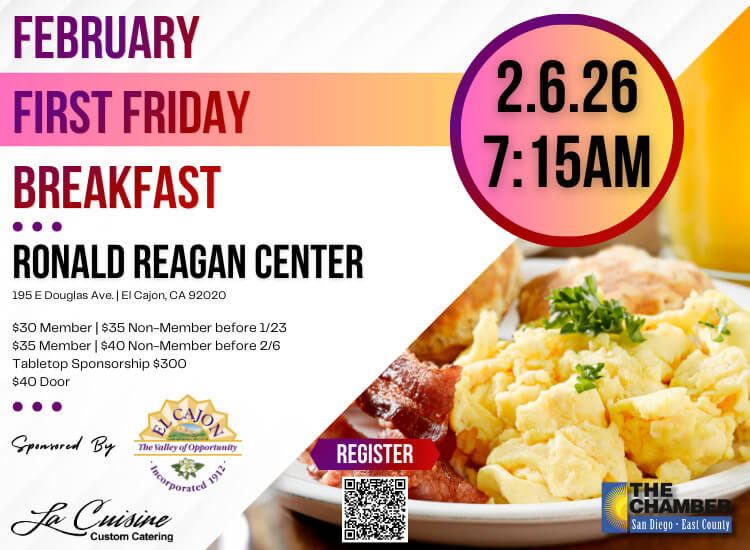 2/6 First Friday Breakfast at the Ronald Reagan Center