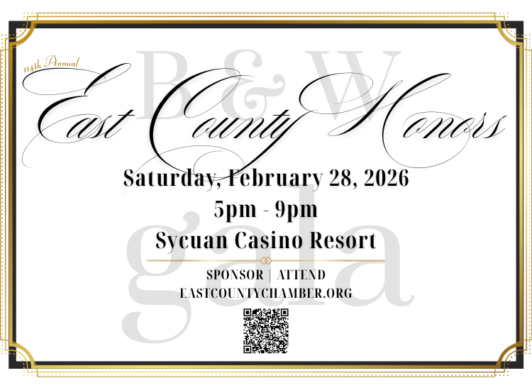 2/28 114th Annual East County Honors Awards Gala at Sycuan Casino Resort