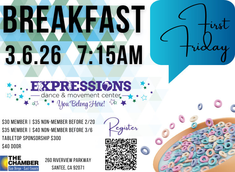 3/6 First Friday Breakfast at Expressions Dance