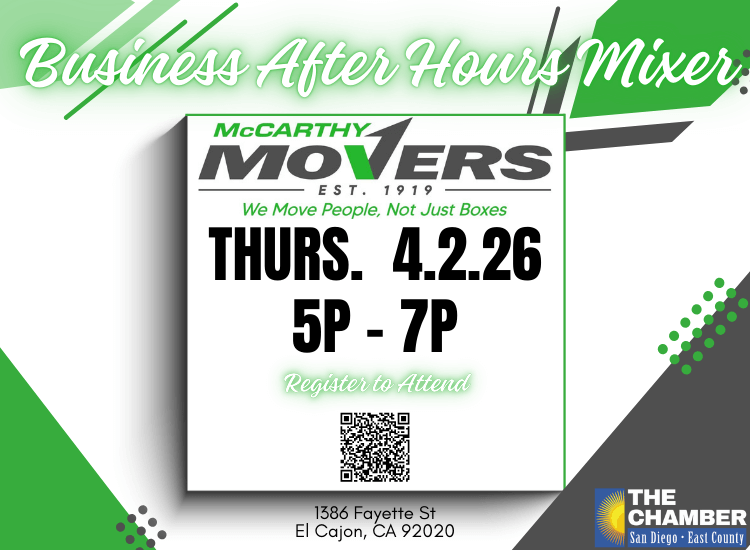 4/2 Business After Hours Mixer at McCarthy Movers