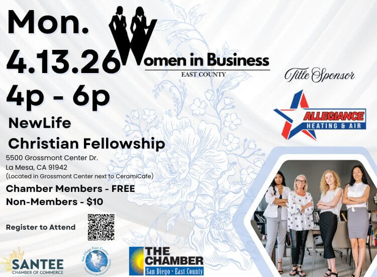 4/13 Women in Business at Grossmont Center