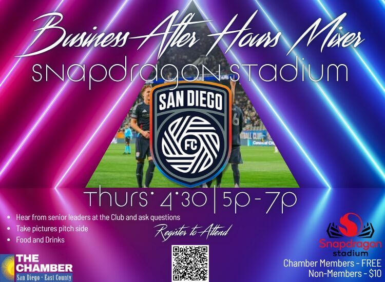 4/30 Business After Hours Mixer w/ SDFC at Snapdragon Stadium