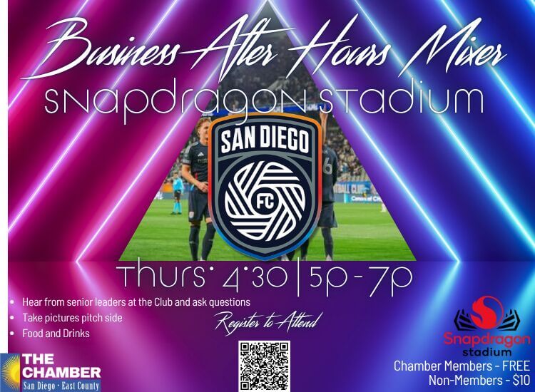 4/30 Business After Hours Mixer w/ SDFC at Snapdragon Stadium