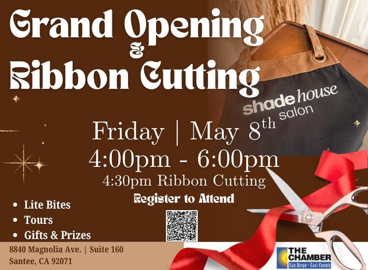 5/8 Grand Opening & Ribbon Cutting at Shade House Salon