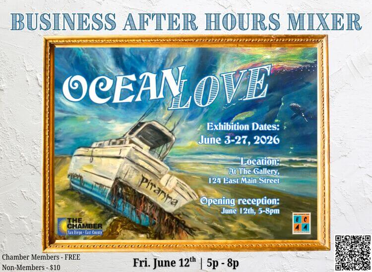 6/12 Business After Hours Mixer at East County Art Association