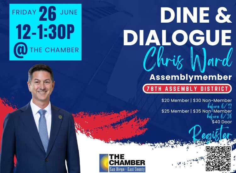 6/26 Dine & Dialogue w/ Assemblymember Chris Ward