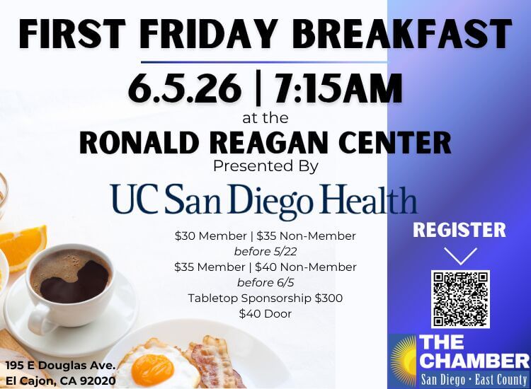 6/5 First Friday Breakfast at Ronald Reagan Center