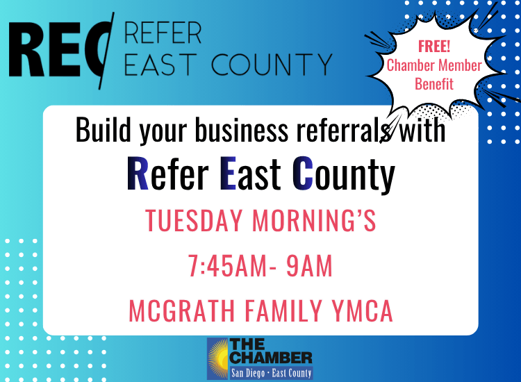 Refer East County | FREE Member Networking Group | Tuesday's