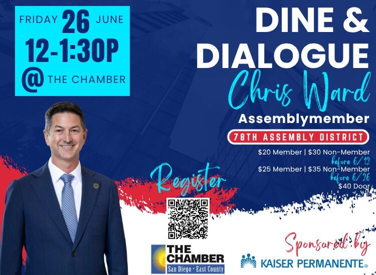 6/26 Dine & Dialogue w/ Assemblymember Chris Ward