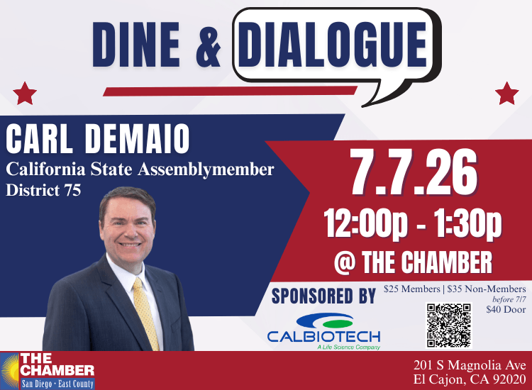 7/7 Dine & Dialogue w/ Assemblymember Carl DeMaio