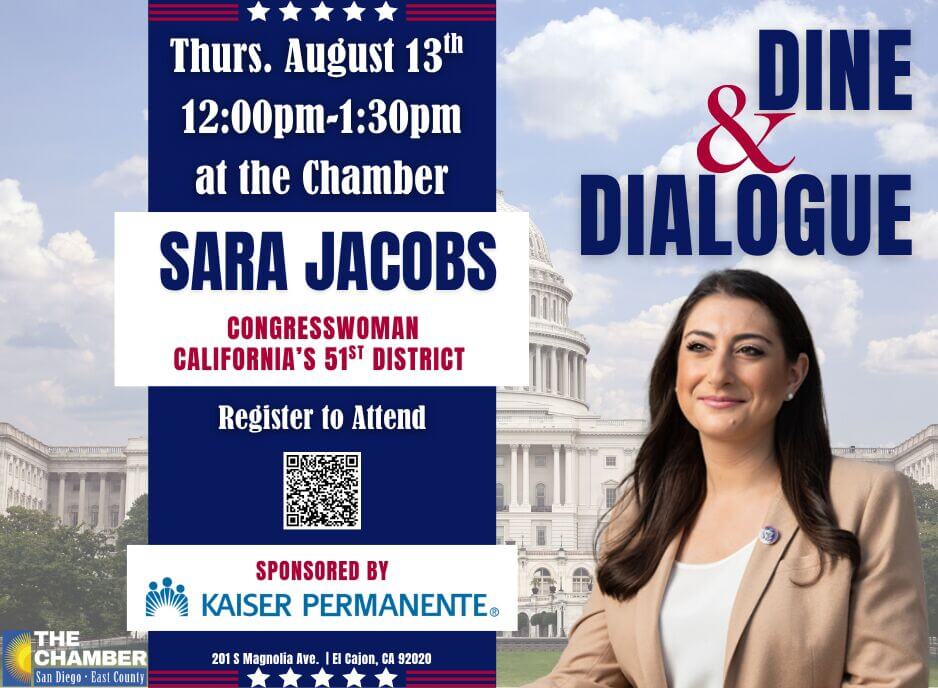8/13 Dine & Dialogue w/ Congresswoman Sara Jacobs