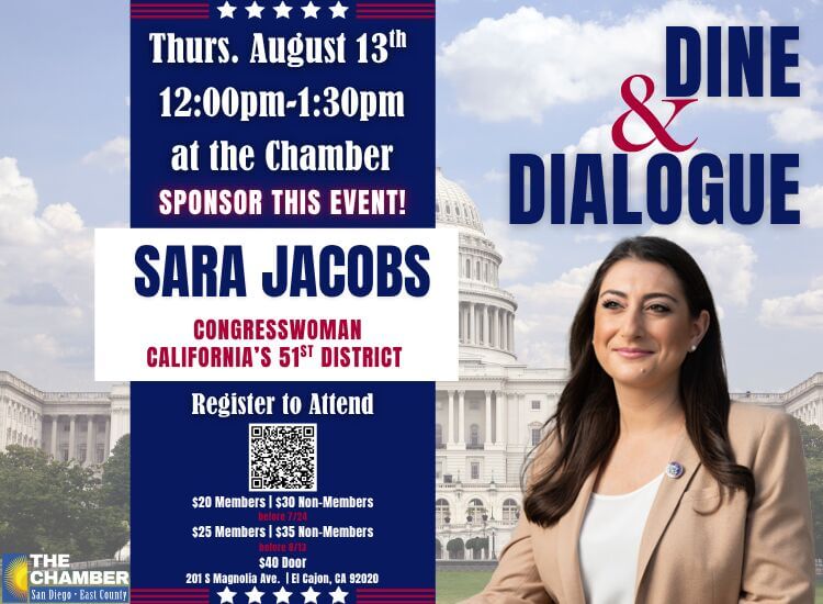8/13 Dine & Dialogue w/ Congresswoman Sara Jacobs