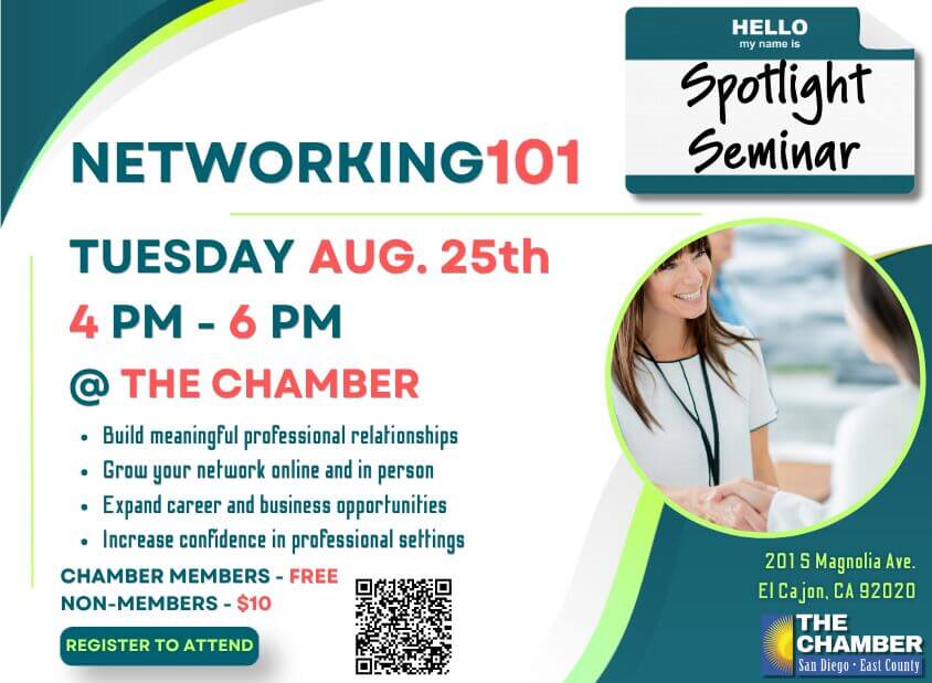 8/25 Networking 101 Spotlight Seminar