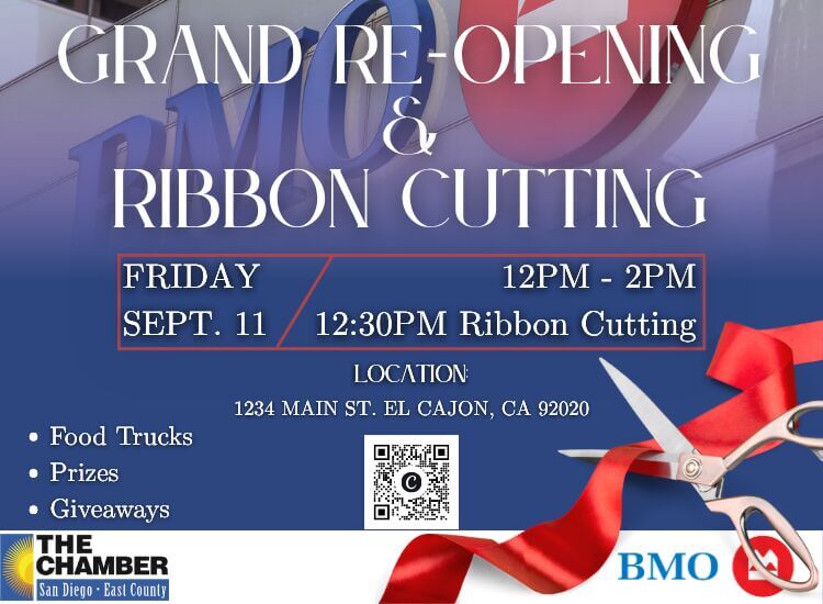 9/11 Grand Re-Opening & Ribbon Cutting at BMO Bank El Cajon