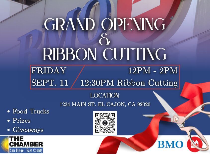 9/11 Grand Opening & Ribbon Cutting at BMO Bank El Cajon