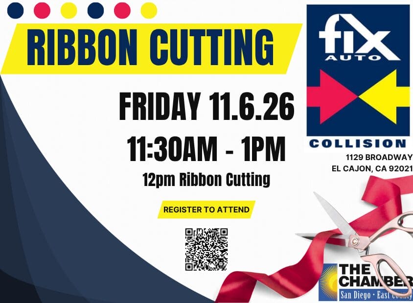 11/6 Ribbon Cutting at Fix Auto Collision El Cajon