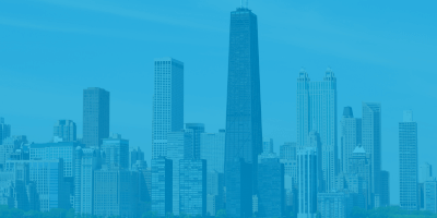 Chicago skyline background