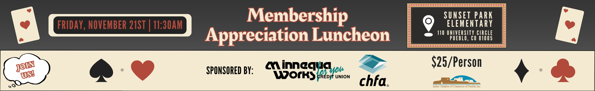 Latino Chamber Banner Website Graphics