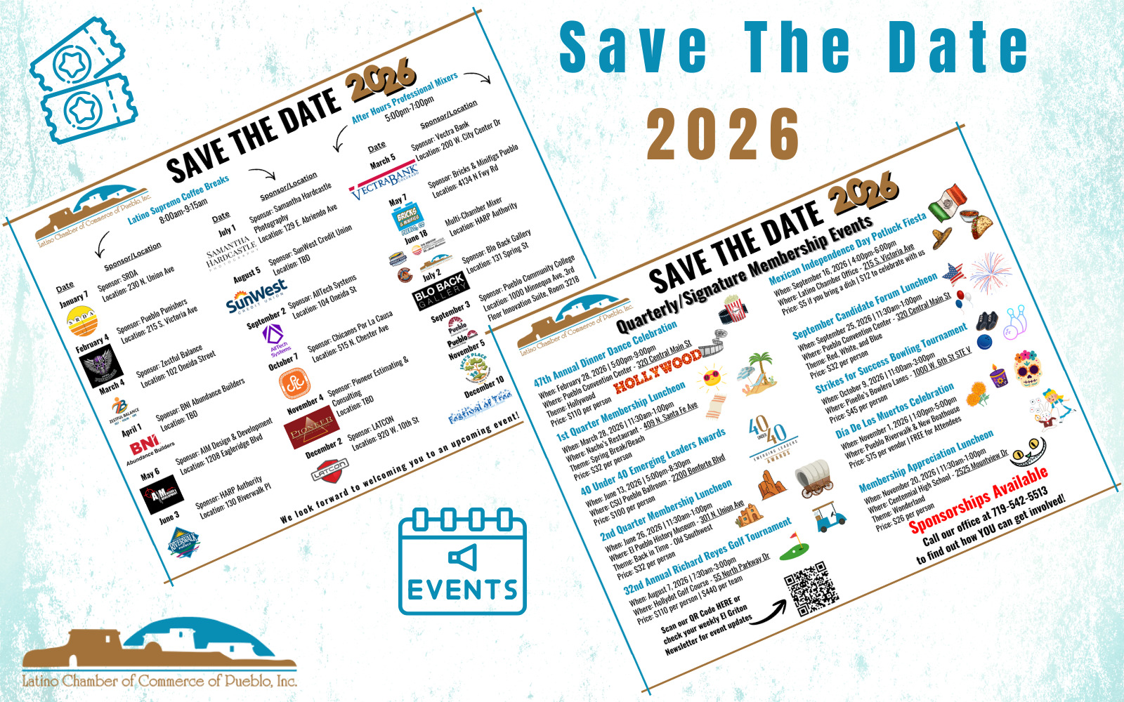 Save The Date 2026 Social Media Graphic