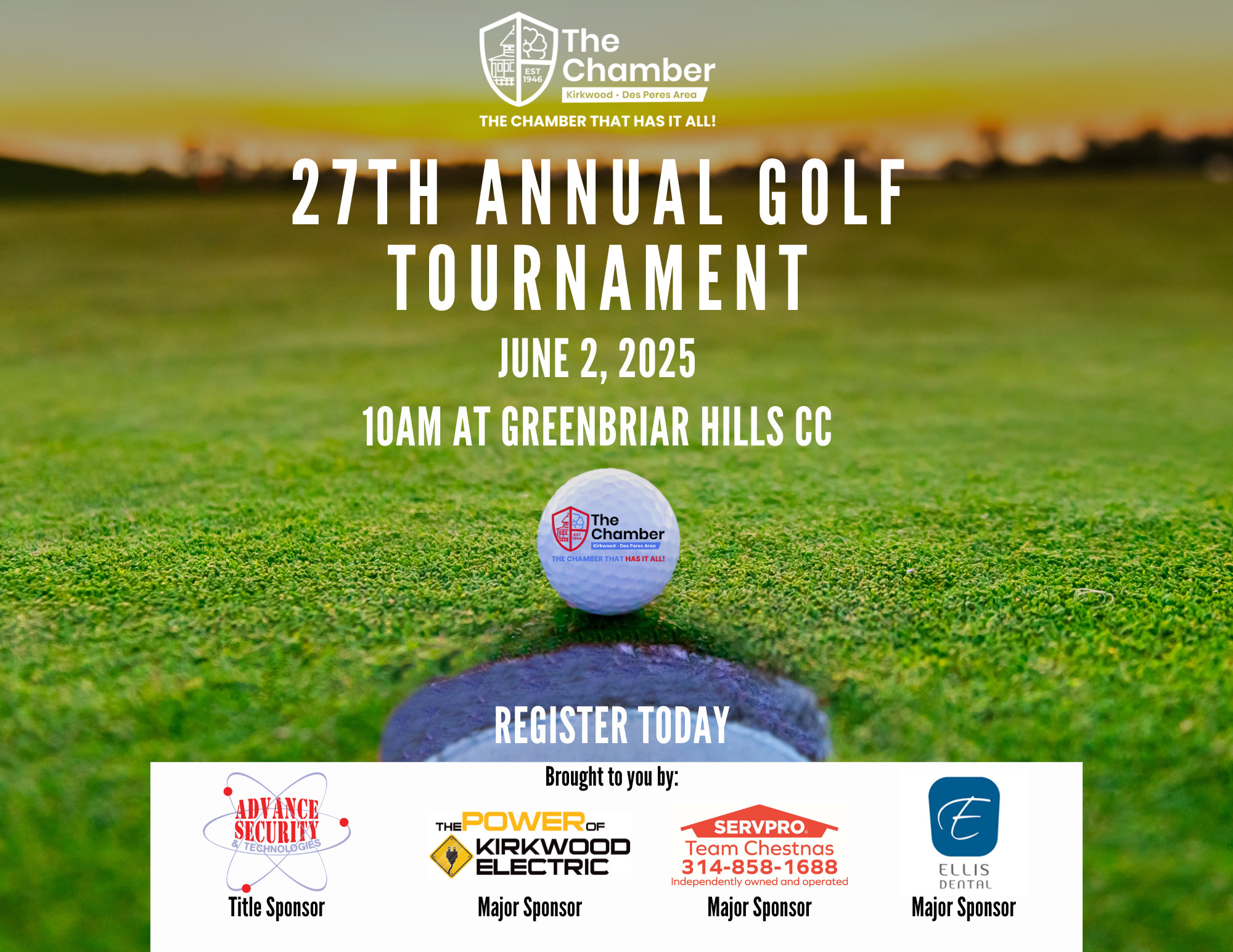27th annual golf tournament landscape (11 x 8.5 in)