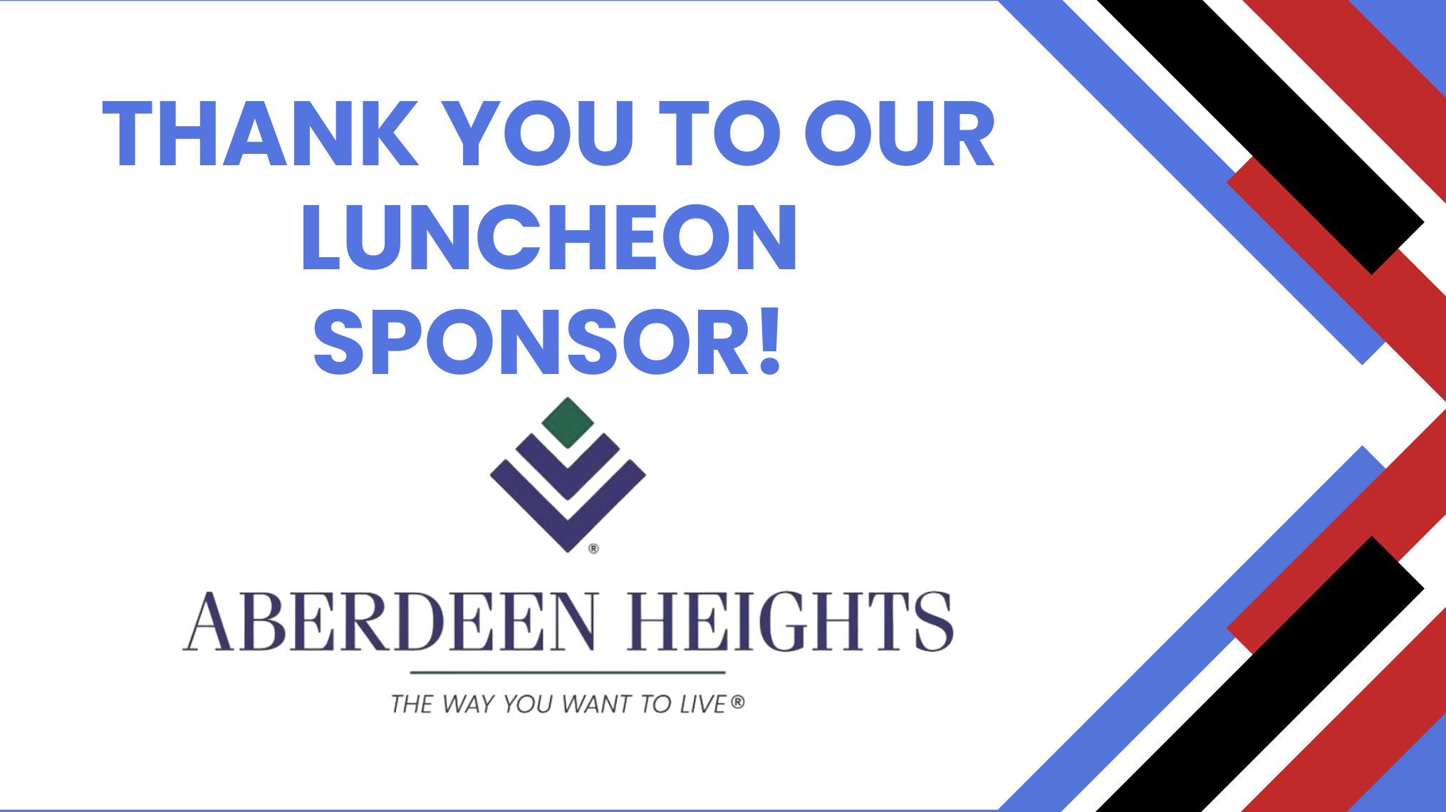 Aberdeen Heights July Sponsor