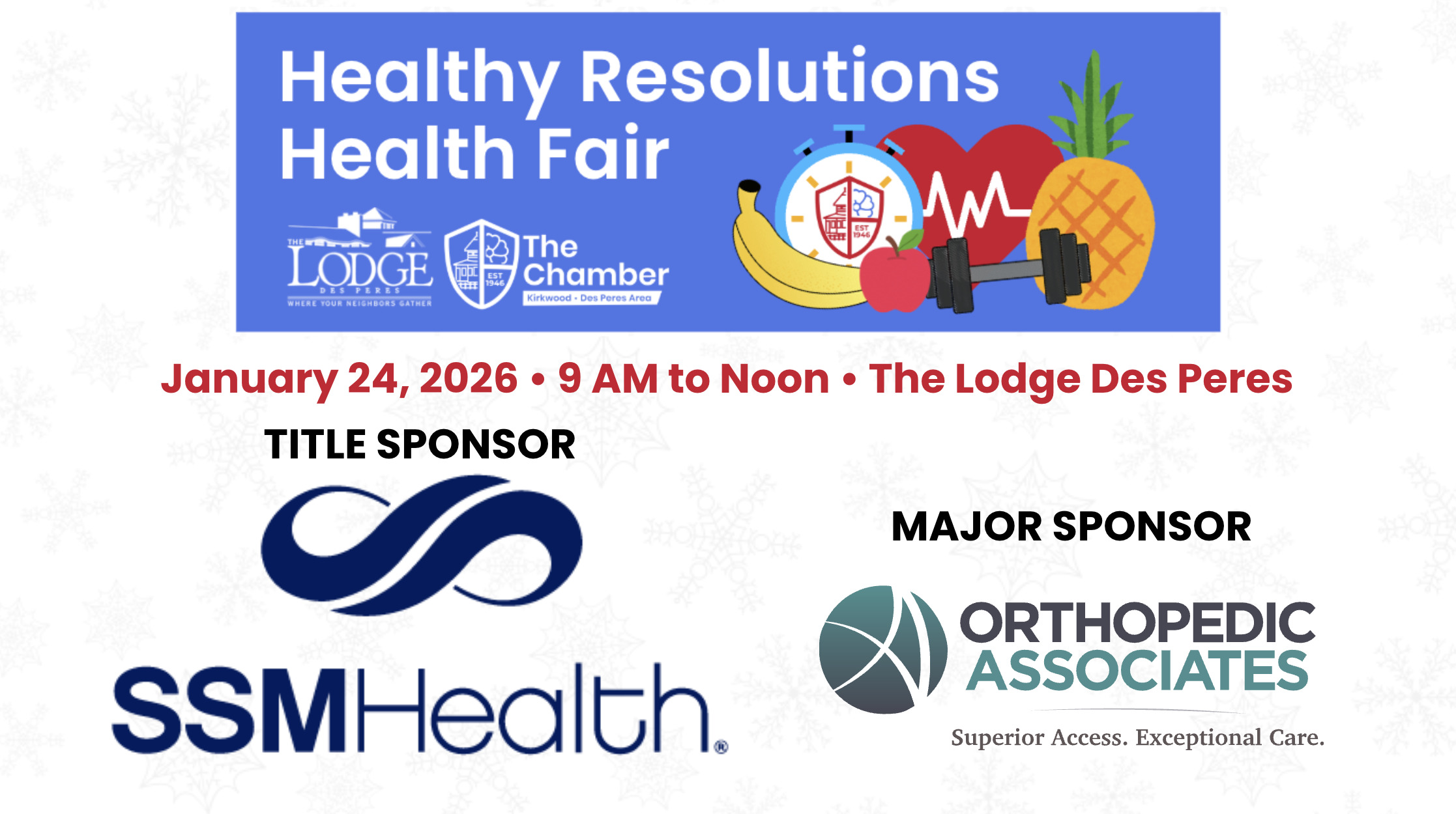 December Health Fair Announcement