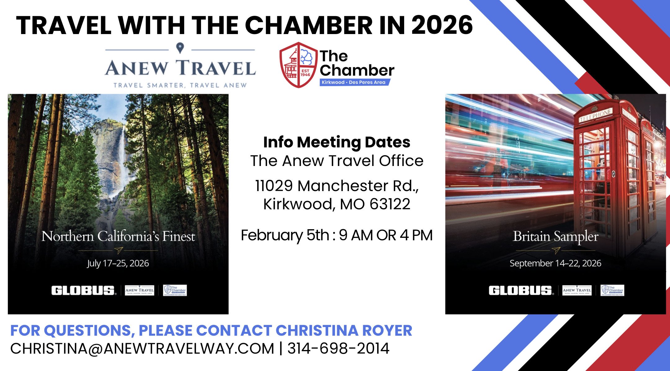 Travel with the Chamber January