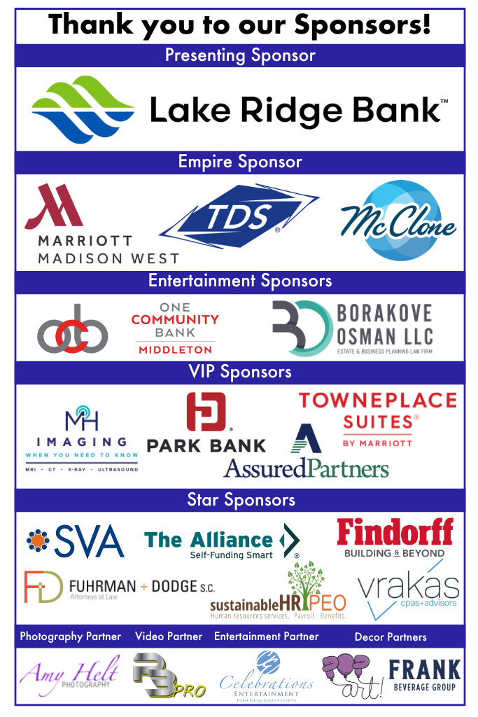 Thank you to our Sponsors!