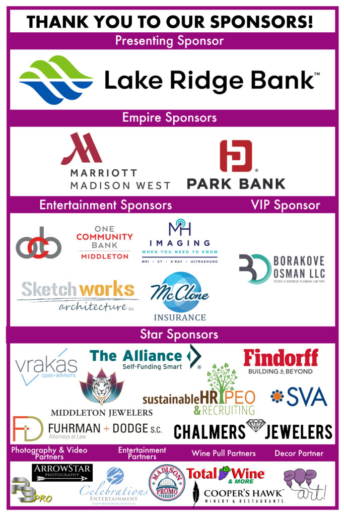 2026 Thank you to our Sponsors!