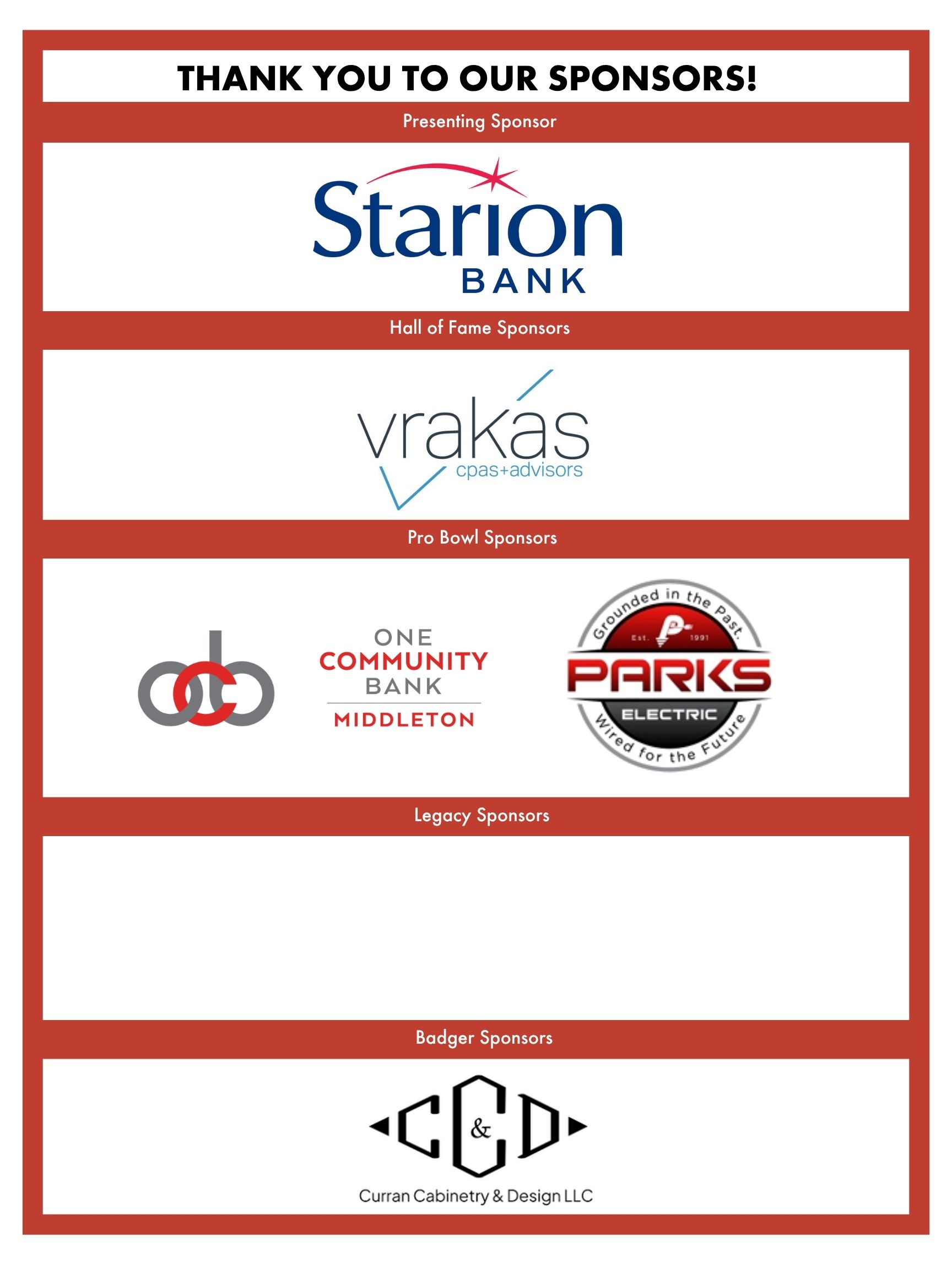 Legacy Sponsors