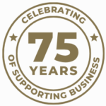 Gold Anniversary Badge Round Logo