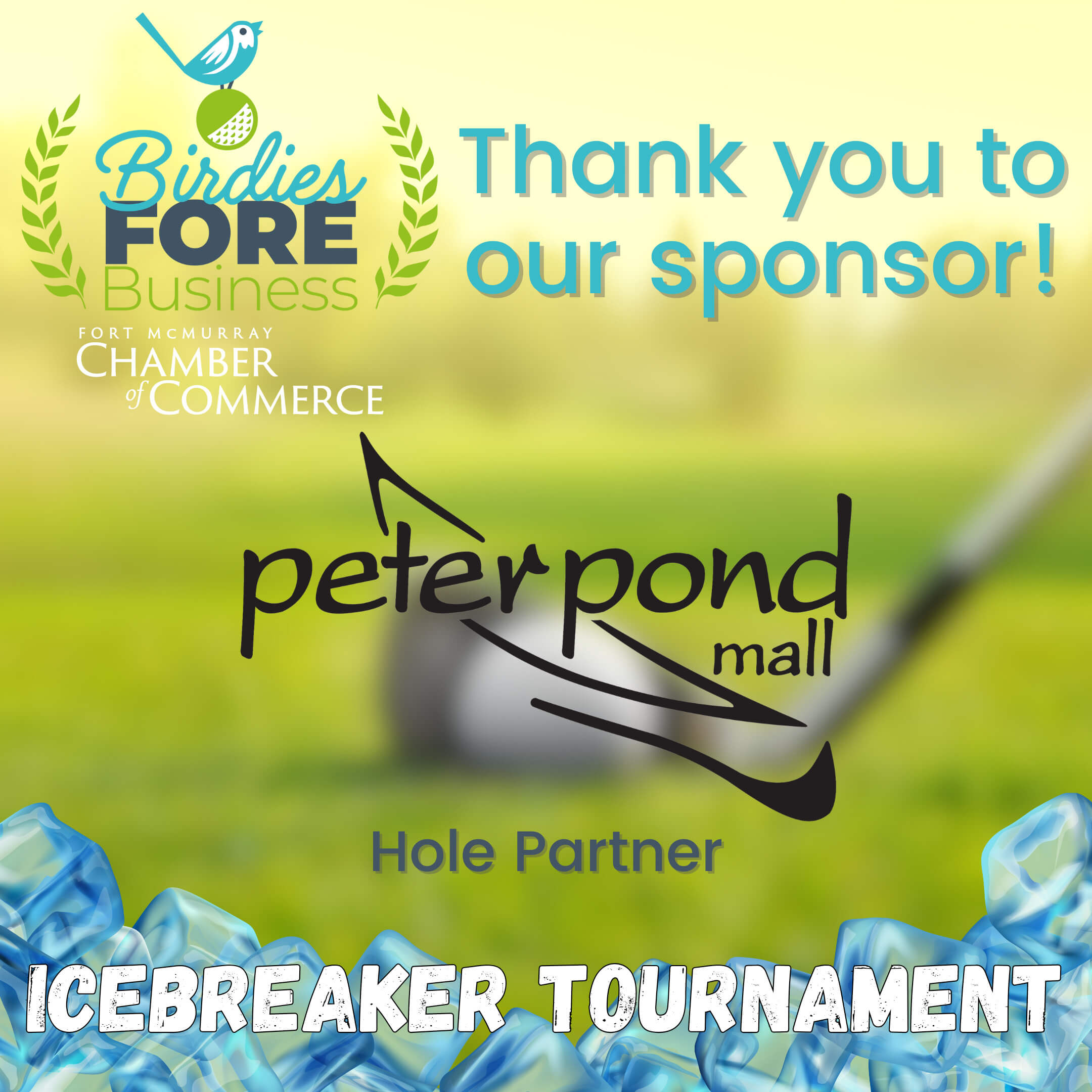 Birdies Fore Business Sponsors Post - Peter Pond Mall
