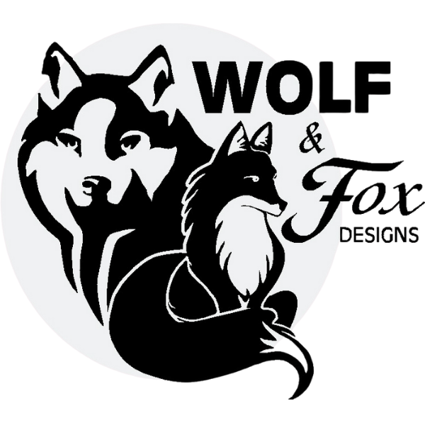 Wolf &amp; Fox Designs Logo - June 2025