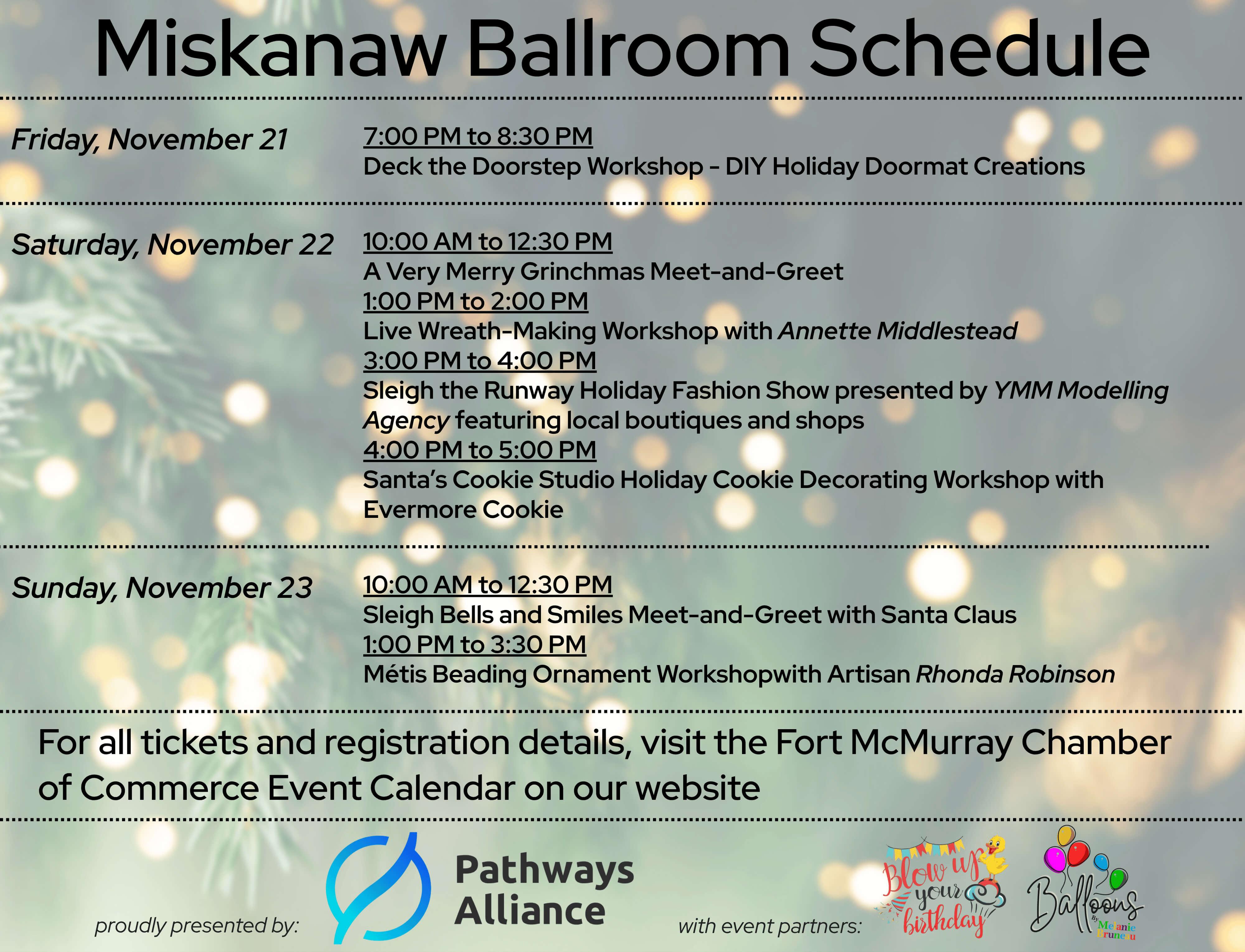 Miskanaw Ballroom Schedule