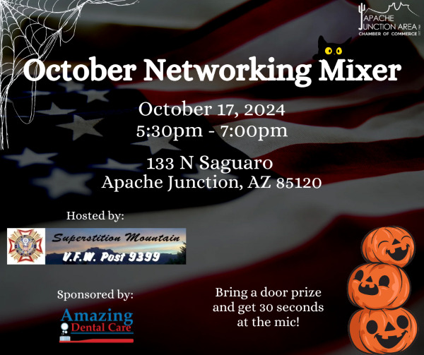 Join us for the October Networking Mixer on October 17th!